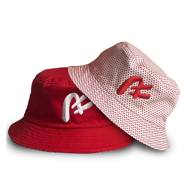 **BRAND NEW**‎ BUNDLE Red and White Unisex Reversible NY Bucket Hats Red Line Reversible Bucket Hat – CTAGifts.com main image 2